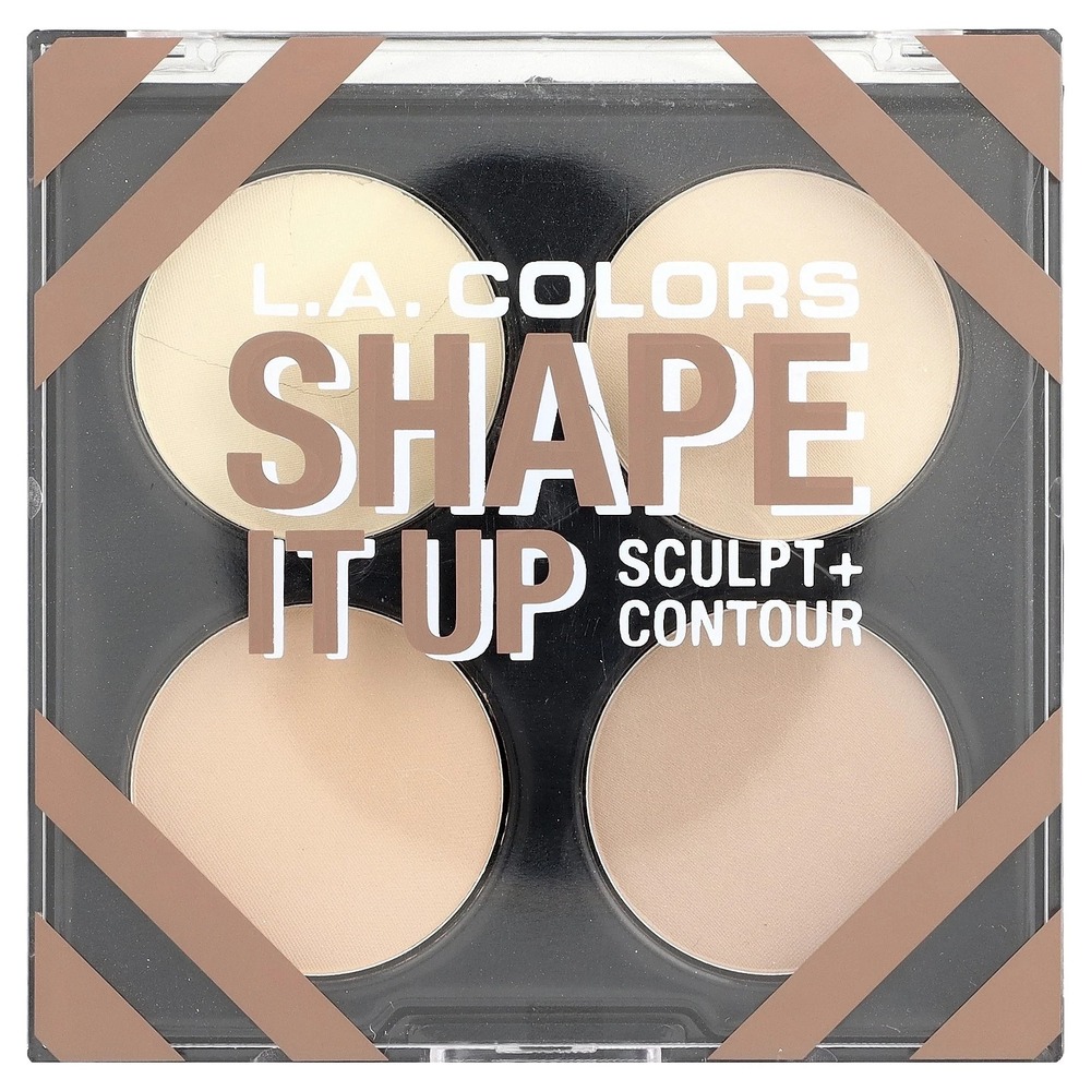 Sculpt + Contour, 4-Color Contour Palette, CFP638 Shape It‎ Up, 0.49 oz (14 g)